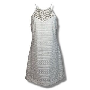 Lilly Pulitzer White Crochet Eyelet Lace Dress